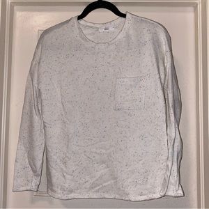 ShopTalulah Confetti Pocket Long Sleeve lounge shirt